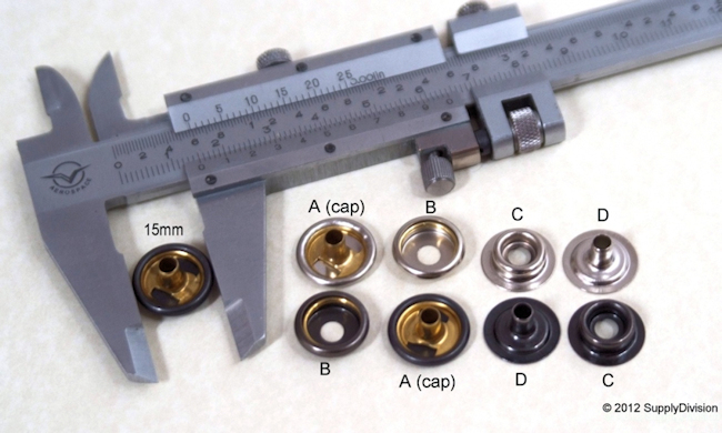 Heavy-Duty 15mm pressfastener 051